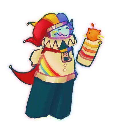character owned by @drakobloxxed (twitter) , this is an artfight attack (2025 art)