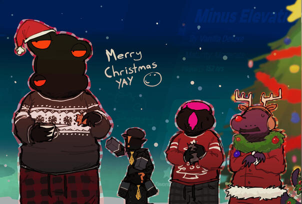 yay chrsitmas hi eyemass teehee blushes